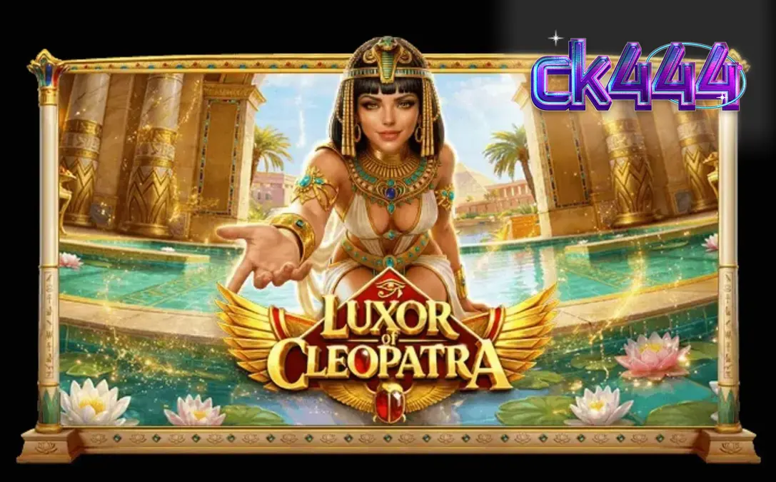 Luxor of Cleopatra স্লট গেমের ইন্টারফেস এবং মিশরীয় থিম